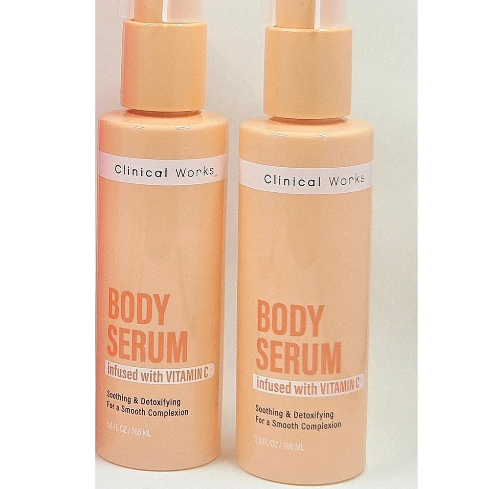 Clinical Works Vitamin C Body Serum 5.6oz 2pk - Soothing, Detoxifying